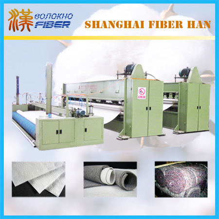 Needle punching line, needle punching production line, Nonwoven fabric production line