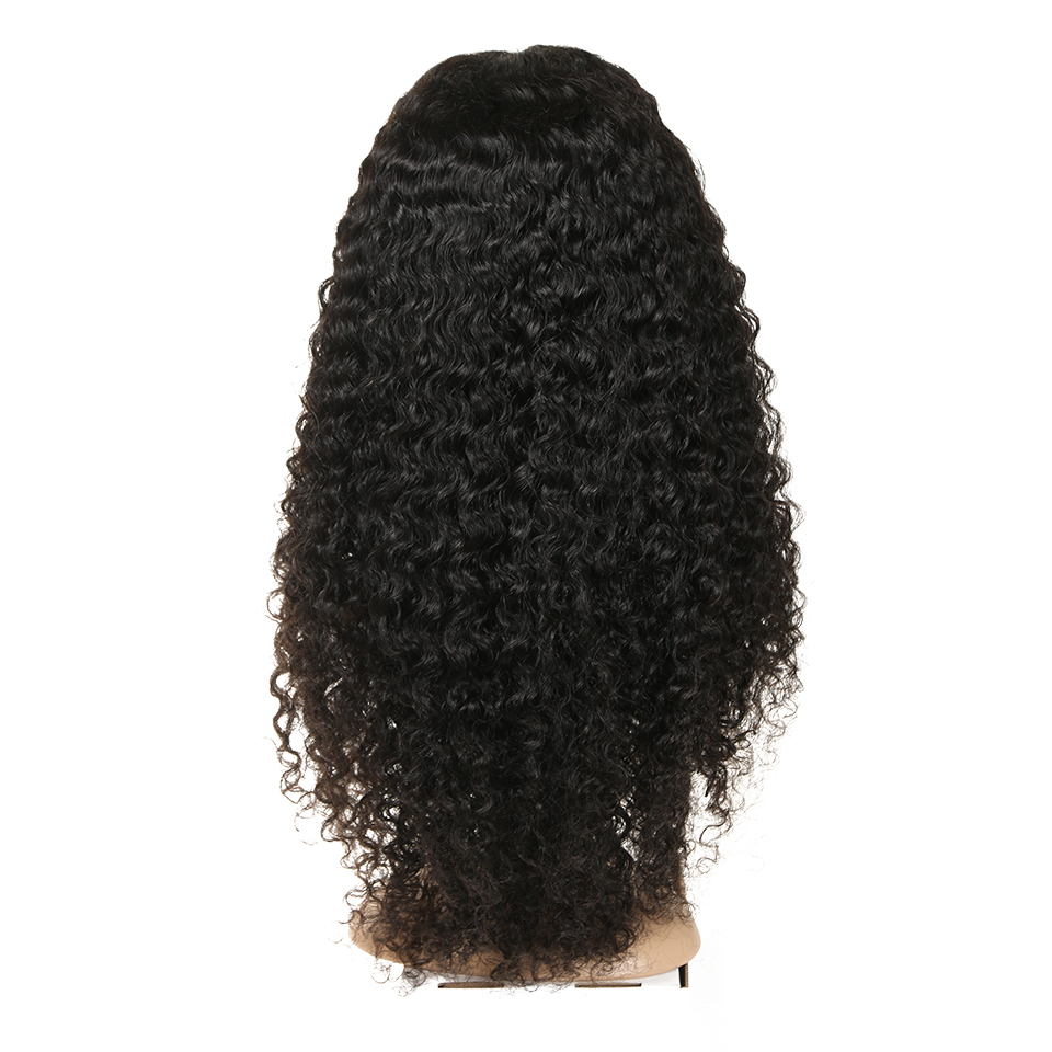 LSY China lace wig supplier black long curly wigs,22 inch human hair lace front wig,no tangle kinky curly lace front wig