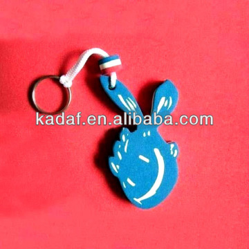 Customize eva foam key chain for promotion gift,cut shape floated key chain