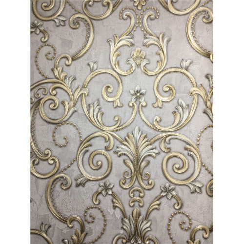 Modern Design Soundproof Damask Wallpaper