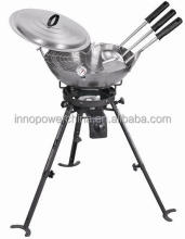 C3201B Gas Burner and 18\" Carbon Steel Wok Kit: The Ultimate Cooking Solution