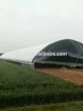 Opaque greenhouse poly film white one side black another side