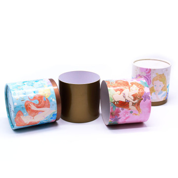 Paper daily necessities paper tube packaging box round