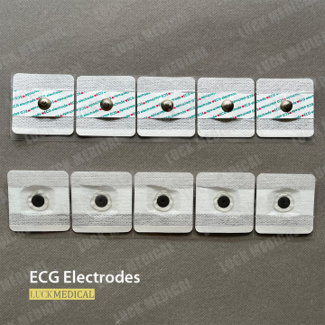 Quadstrode MRT EKG Elektrode Silberchlorid EKG Elektrode