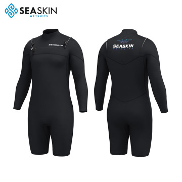 सीस्किन मेन्स 3/2 मिमी लंबी आस्तीन वसंत wetsuit