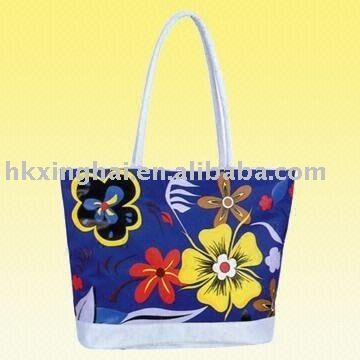 Flower-printed Beach Bags(Fashion Bags,handbags,duffel bags)