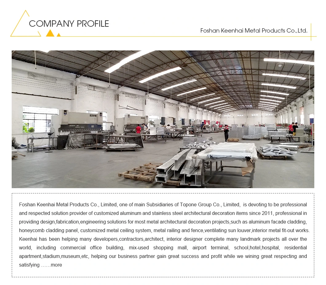 Decorative Acoustic Aluminum Suspended Baffle Ceiling (KH-MC-M3)