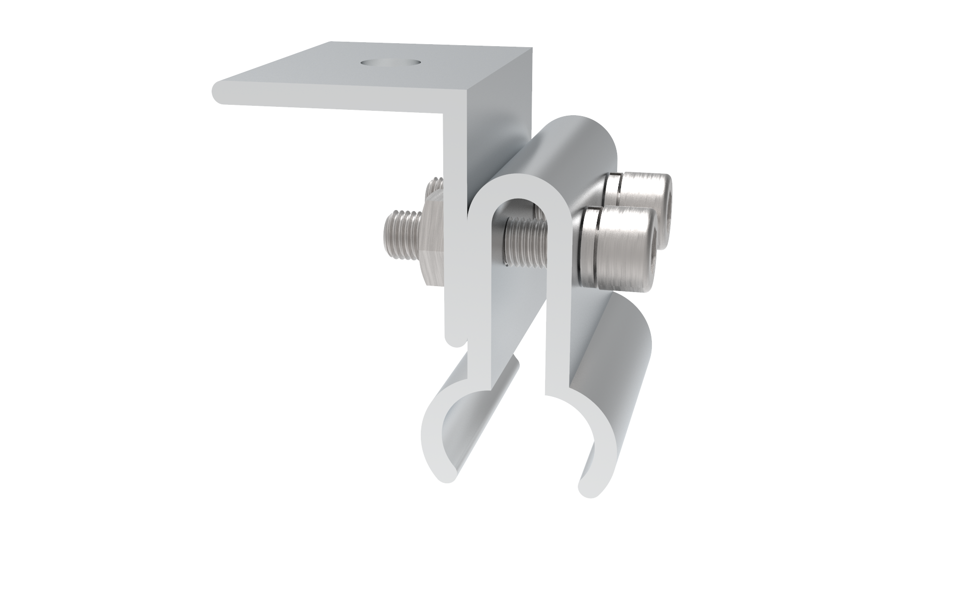 Abrazadera de costura vertical redondeada extendida Extended Rounded Standing Seam Clamp