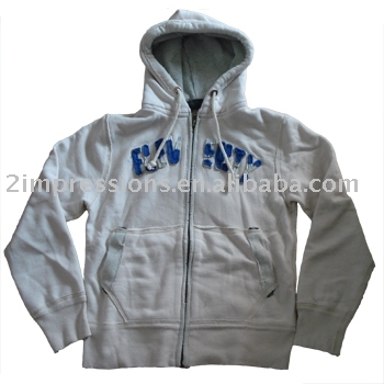 Men's / Women's cvc fleece jacket, hoodie top, sweatshirt
