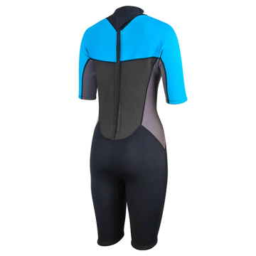 Wetsuit shorty con zip posteriore da marina per immersioni