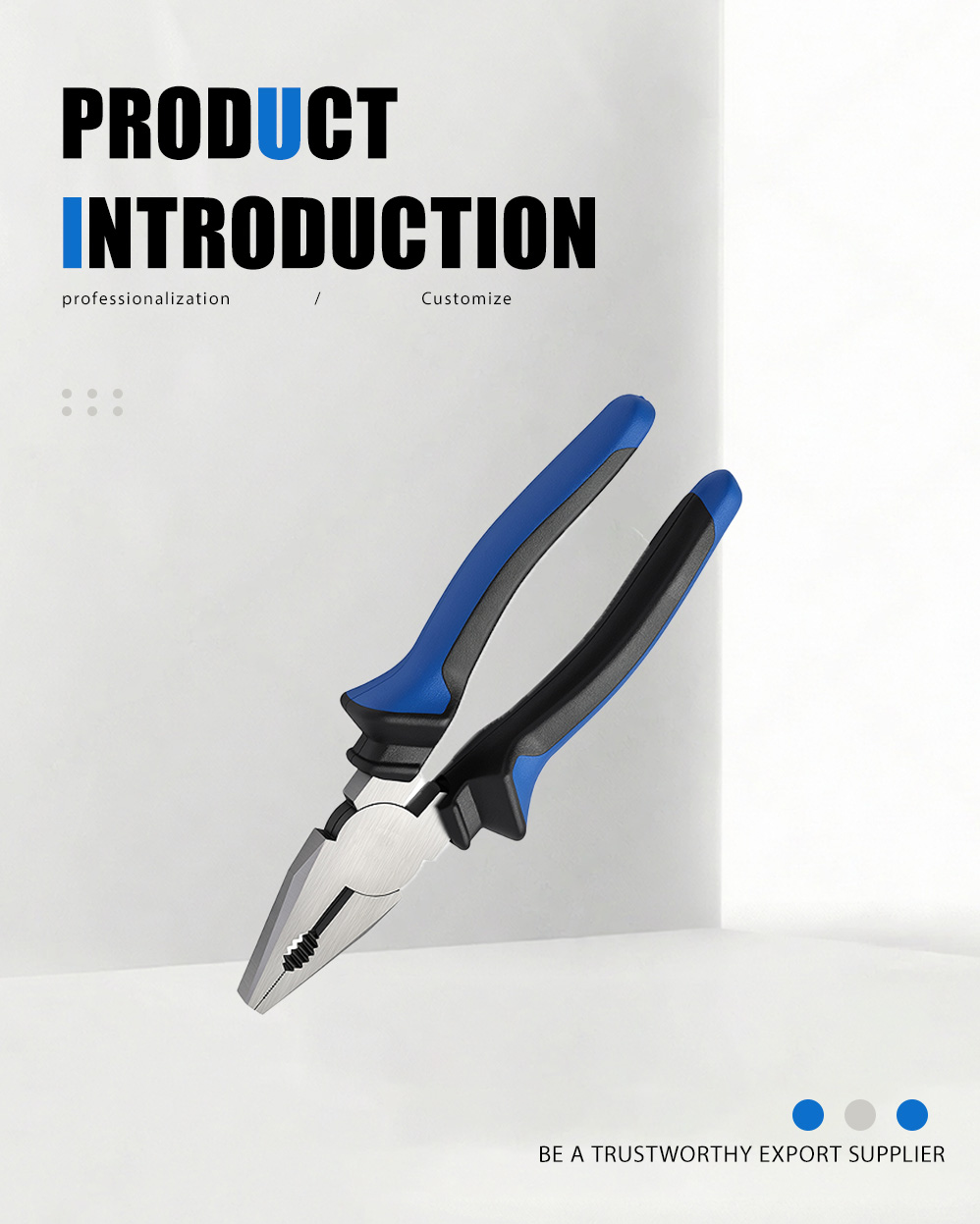 انبر ترکیبی سبک اروپایی (45#) European Style Combination Pliers(45#)