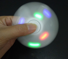 LED Lighting EDC Hand Tri-Spinner Fidget Finger Toy For Autism ADHD Anxiety Stress