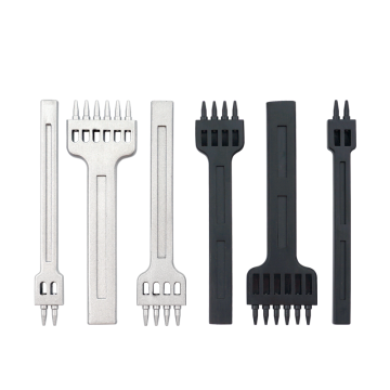 Zinc Alloy Row Punch Leather Tool for DIY Luggage and Handmade Projects