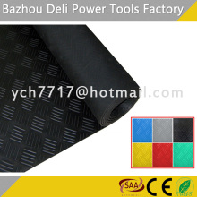 Checker plate rubber gym rolls