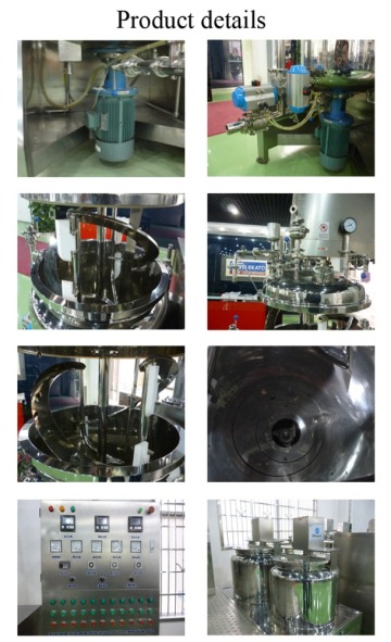 China machinery SME-E cream vacuum emulsifying mixer vacuum mixer emulsifier