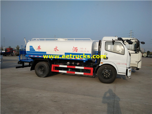 8500L 180HP شاحنات المياه الرش