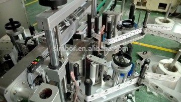 automatic bottle neck and body three labels stick machine