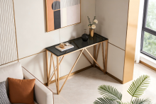 Elegant Slim Glass Console Table for Modern Living
