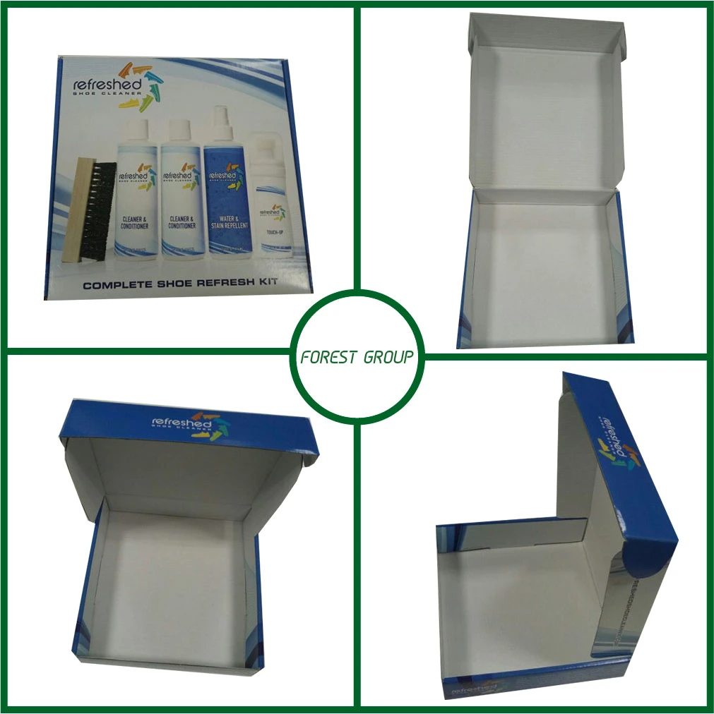 Corrugated Cardboard Box for Shoe Refresh Kit Custom Cardboard Box for Mailing