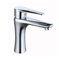 China Factory Commercial Italian Lavatory Luxury Single Handle Bathroom Water Tap Chrome Basin Sink Faucet