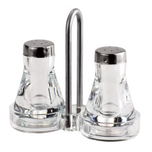 Acrylic Salt & Pepper Set Pot Belly Plastic Shaker Set