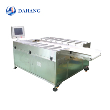 Semi-automatic combination weigher for fish fillet vegetable