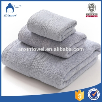 Cleaning type bamboo fiber plain gift bamboo bath towels