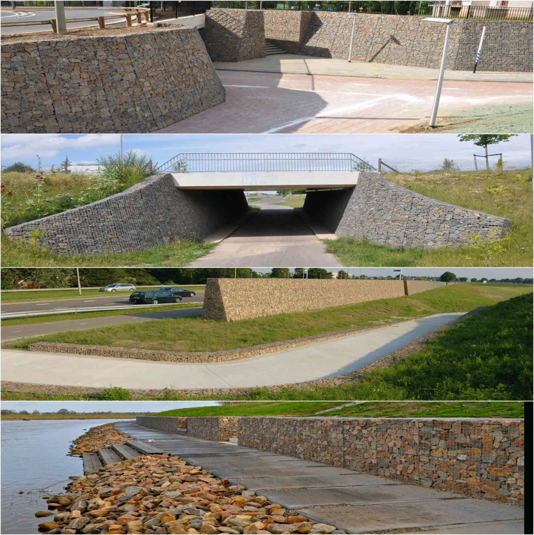 Welded or Woven PVC Coated or Galvanized Gabion Box for Retaining Wall Hot Sale on Amazon & Ebay (GB)