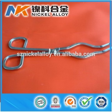 High purity 99.95% 99.95% laboratory platinum crucible tongs and platinum crucible