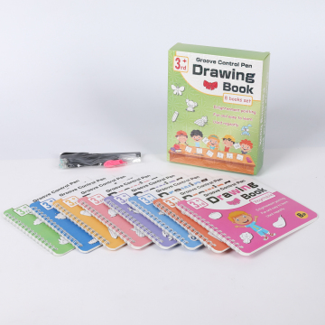 Kids Drawing Books: 8 Educational Sets with 10 Refills + Magic Books