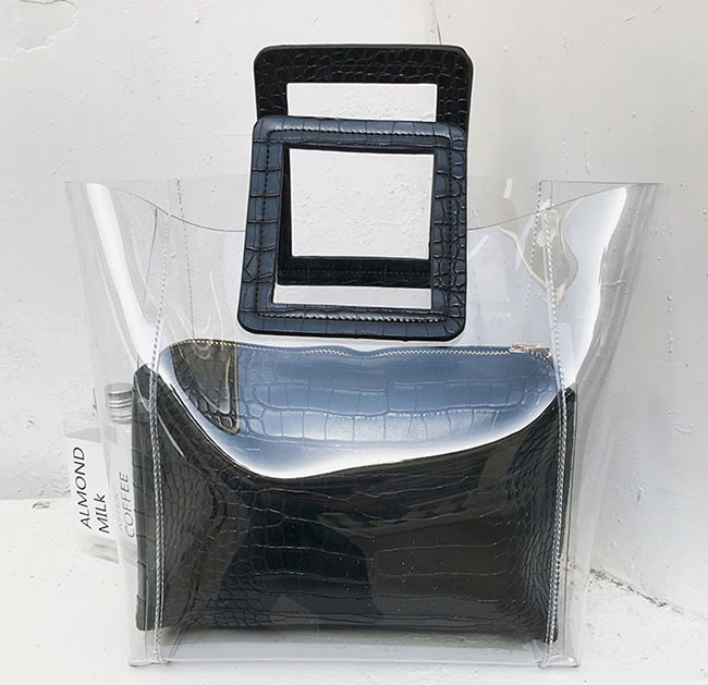 Klare PVC-Handtasche Clear Pvc Handbag