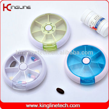 Plastic rotatable pill box ring (KL-9032)