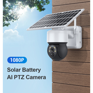 Solar PTZ Dome Camera CCTV