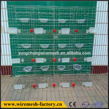 Three Layer Four Door Galvanized Pigeon Breeding Cage