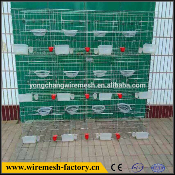 Three Layer Four Door Galvanized Pigeon Breeding Cage