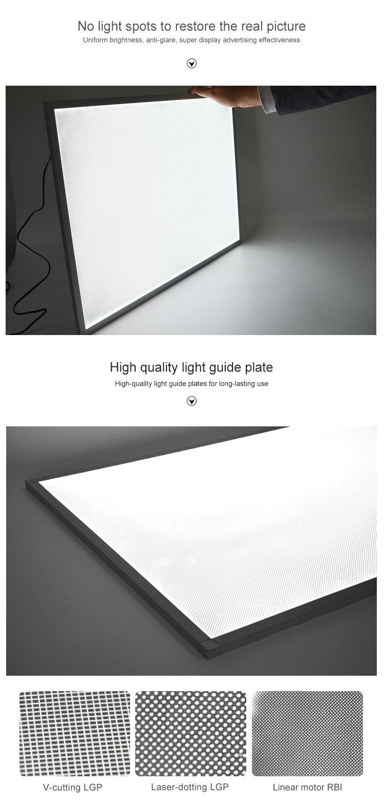 Custom Hospital Aluminium Downlight Led Panel Backlight Home Flex