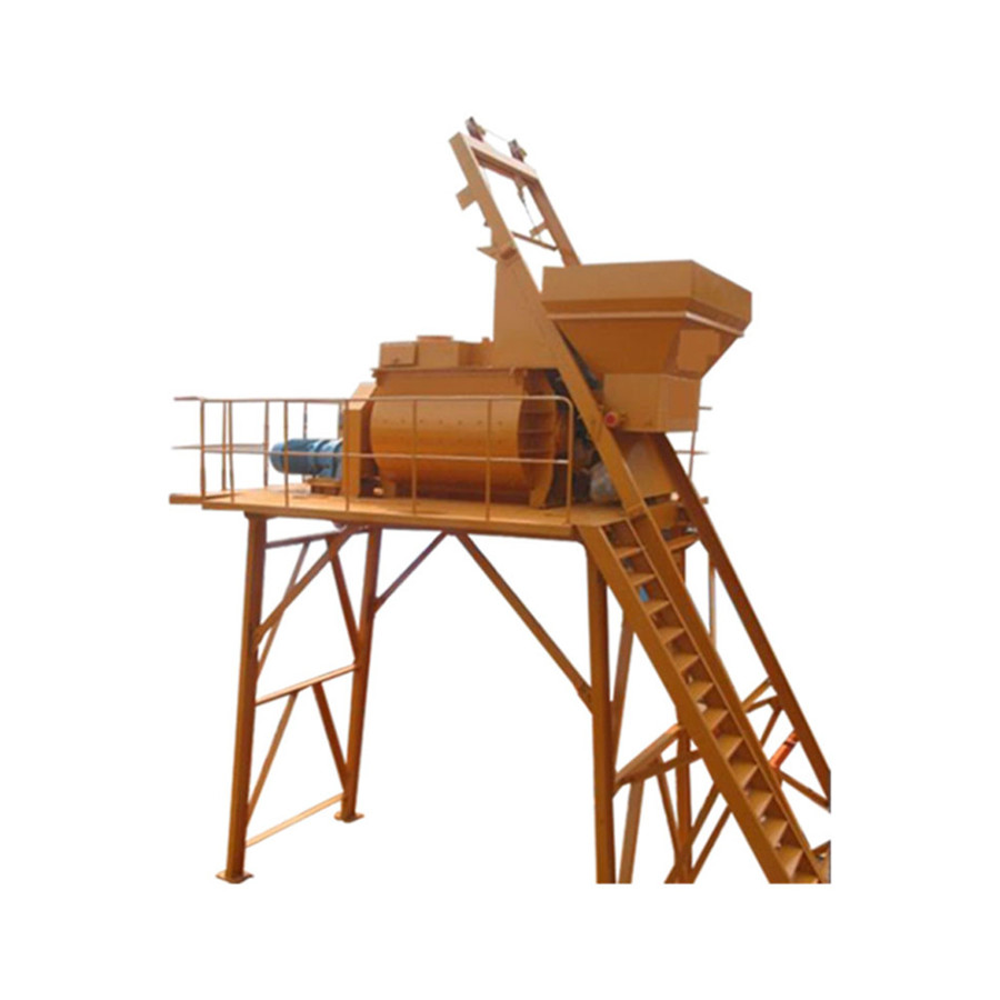 Large construction equipment electric concrete mixer