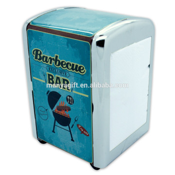 Barbecue sanitary napkin dispenser ,tissue paper dispenser,blue