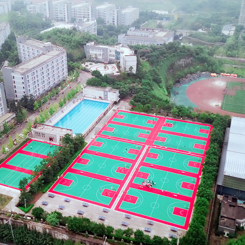 Lantai lapangan basket luar ruang FIBA