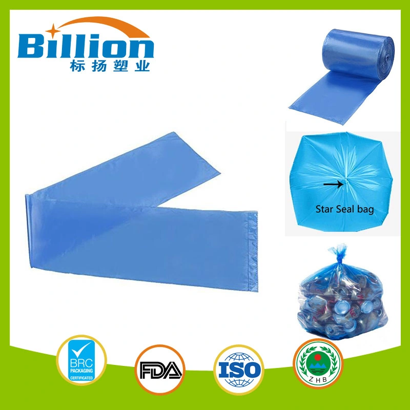 Plastic Bag with Drawstring on a Roll Clear Recycling Trash Bags