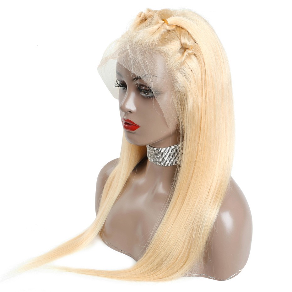 613 Blonde Lace Front Wigs Remy Brazilian 13x4 Straight Lace Front Human Hair Wigs