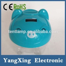 Animated design coin counting money jar ,coin piggy bank