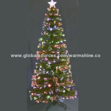 210cm Prelit Fiber-optic Christmas Tree