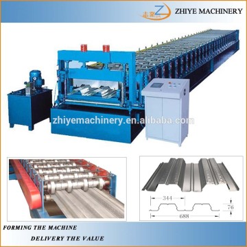 Steel Flooring Decking Sheet Cold Roll Forming Machine