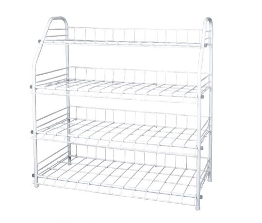 I-4 Tier Metal Shoe Rack