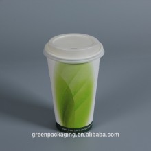 PLA lined paper cups single wall 12oz