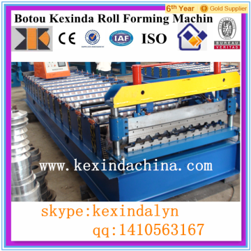 color steel roof roll forming machine