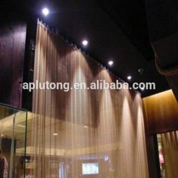 2014 Fashion Metal Coil drapery for decoration/decorative metal mesh drapery/metal decorative drapery