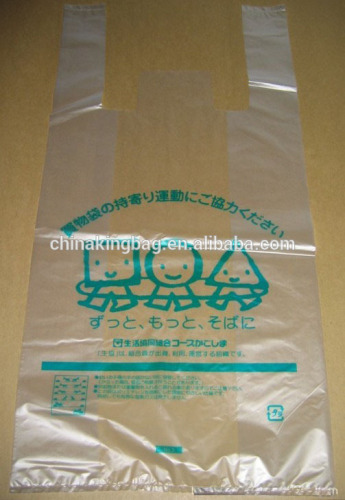 grocery tshrit market carry plastic bag carrier bag for grocery