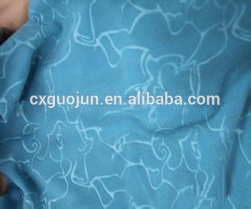 Factory wholesale 100% polyester Embossed fabric